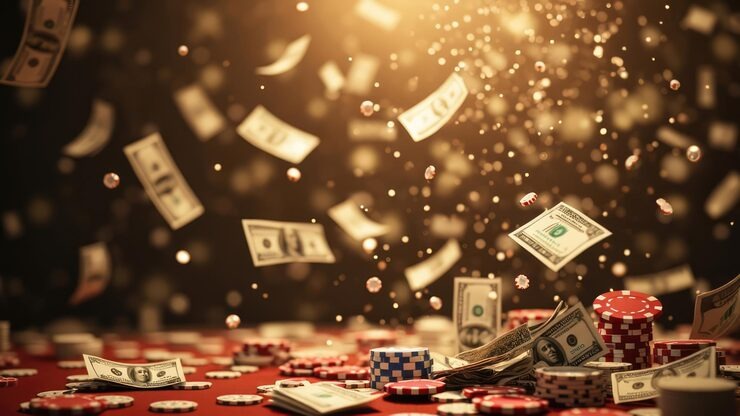 ফ্রি স্পিন জেতার মুহূর্ত